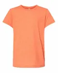 Bella + Canvas - T-shirt à manches courtes en Triblend pour les jeunes Triblend orange
