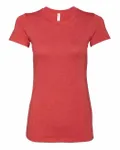 Bella + Canvas - T-shirt The Favorite pour dames Rouge bruyère