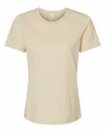Bella + Canvas - t-shirt à manches courtes pour dames - Relaxed Heather CVC Crème douce Heather