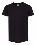 Bella + Canvas - T-shirt à manches courtes en Triblend pour les jeunes Triblend noir solide