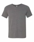Bella + Canvas T-Shirt unisexe épais 156 g crew T-Shirt Gris foncé