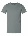 Bella + Canvas Unisex Heather CVC T-Shirt Heather Blue Storm