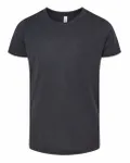 Bella + Canvas - T-shirt à manches courtes en Triblend pour les jeunes Triblend gris foncé solide