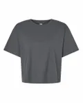 American Apparel - T-shirt boxy en jersey fin pour dames Asphalte