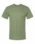 American Apparel t-shirt unisexe à manches courtes en Triblend Tri-Olive