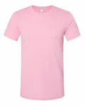 Bella + Canvas Unisex Heather CVC T-Shirt Heather Bubble Gum