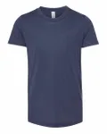 Bella + Canvas - T-shirt à manches courtes en Triblend pour les jeunes Triblend solide marine