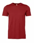 Bella + Canvas Unisex Heather CVC T-Shirt Heather Canvas Red