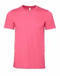 Bella + Canvas Unisex Heather CVC T-Shirt Heather Charity Pink