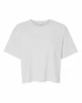 American Apparel - T-shirt boxy en jersey fin pour dames BLANC