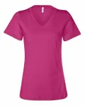 Bella + Canvas - t-shirt à col en V en jersey décontracté pour dames Baies