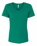 Bella + Canvas - t-shirt à col en V en jersey décontracté pour dames Kelly