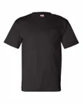 Bayside Adult - t-shirt à poche, 100 % coton, 173 g NOIR