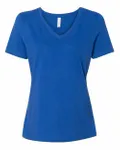 Bella + Canvas - t-shirt à col en V en jersey décontracté pour dames VRAI ROYAL