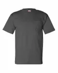 Bayside Adult - t-shirt à poche, 100 % coton, 173 g Fusain