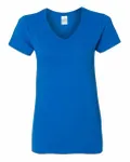 Gildan Ladies' Heavy Cotton V-Neck T-Shirt ROYAL
