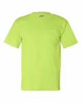 Bayside Adult - t-shirt à poche, 100 % coton, 173 g Vert citron