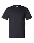 Bayside Adult - t-shirt à poche, 100 % coton, 173 g Marine