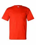 Bayside Adult - t-shirt à poche, 100 % coton, 173 g Orange