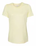 Bella + Canvas - T-shirt décontracté en Triblend pour dames Jaune pâle Triblend
