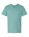 American Apparel - T-shirt unisexe CVC à col en V Heather Arctic