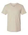American Apparel - T-shirt unisexe CVC à col en V Heather Bone