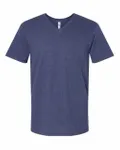 American Apparel - T-shirt unisexe CVC à col en V Indigo gris