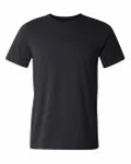 Bella + Canvas T-Shirt unisexe en jersey fabriqué aux États-Unis NOIR
