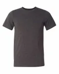 Bella + Canvas T-Shirt unisexe en jersey fabriqué aux États-Unis Gris foncé chiné