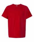 ComfortWash by Hanes - T-shirt teint dans la masse pour hommes Rouge athlétique