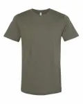Bella + Canvas T-Shirt unisexe en jersey fabriqué aux États-Unis Vert militaire