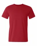 Bella + Canvas T-Shirt unisexe en jersey fabriqué aux États-Unis ROUGE