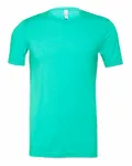 Bella + Canvas Unisex Heather CVC T-Shirt Heather Sea Green