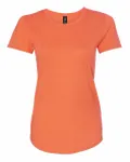 Gildan T-Shirt Femme Triblend Orange Bruyère