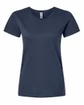 Gildan - t-shirt en coton épais pour dames Crépuscule bleu