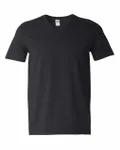T-shirt à col en V Softstyle pour adulte Gildan NOIR