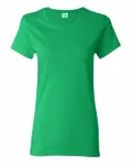 Gildan - t-shirt en coton épais pour dames Vert irlandais