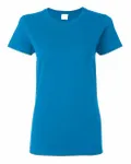 Gildan - t-shirt en coton épais pour dames Saphir