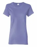 Gildan - t-shirt en coton épais pour dames Violet