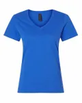 Gildan Ladies' SoftStyle Fitted V-Neck T-Shirt ROYAL