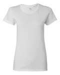Gildan - t-shirt en coton épais pour dames BLANC