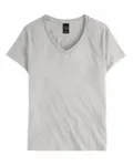 Hanes Ladies' Perfect-T V-Neck T-Shirt Ash