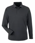 Men's Charge Snag and Soil Protect Long-Sleeve Polo Dark Charcoal