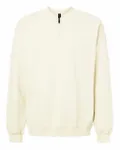 Unisex Softstyle Midweight Fleece Quarter-Zip Sweatshirt Off White