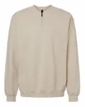 Unisex Softstyle Midweight Fleece Quarter-Zip Sweatshirt SAND