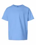 T-shirt ultra cotton pour jeunes de Gildan Bleu de Caroline