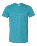 Adult Softstyle® T-Shirt Heather Galapagos Blue