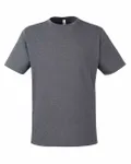 T-shirt CORE365 adult fusion ChromaSoft performance Gris carbone