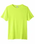 T-shirt CORE365 adult fusion ChromaSoft performance SÉCURITÉ JAUNE