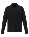CORE365 Hommes - Pinnacle Performance Long-Sleeve Piqu Polo NOIR